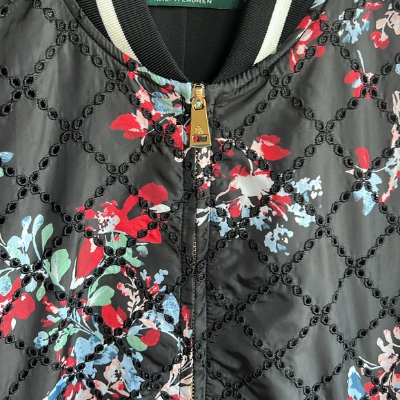 🌺 LAUREN BOMBER JACKET - Picture 2 of 10